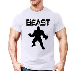 Gray t shirt Beast